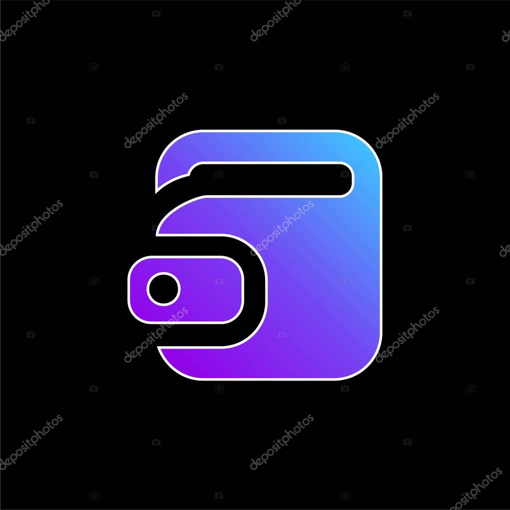 Big Torch blue gradient vector icon