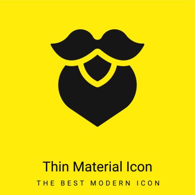 Sakal en az parlak sarı madde simgesi