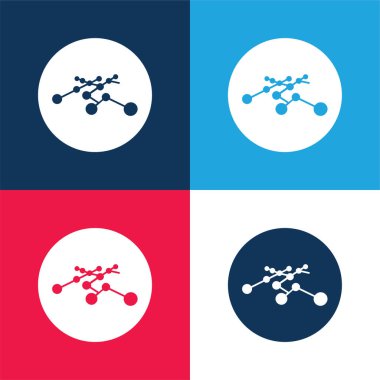 Bettercode logosu mavi ve kırmızı en küçük simge kümesi