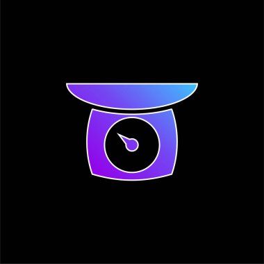 Mavi eğimli vektör simgesini dengele