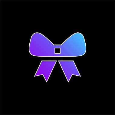 Baş mavisi eğimli vektör simgesi