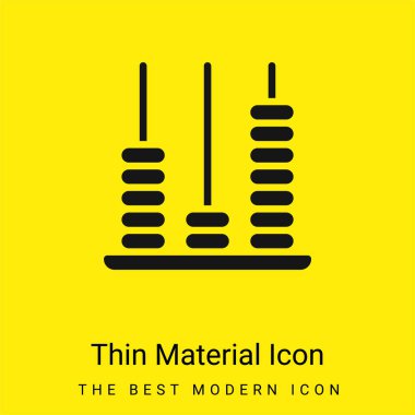 Abaküs en az parlak sarı madde simgesi