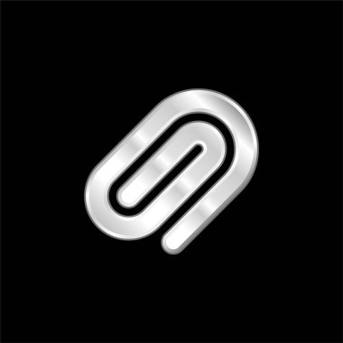 Gümüş kaplama metalik simge ekle