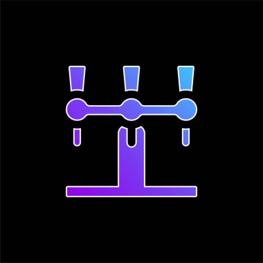 Bira Tap mavi gradyan vektör simgesi