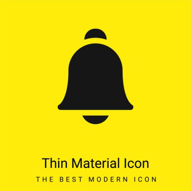 Zil en düşük düzeyde parlak sarı madde simgesi