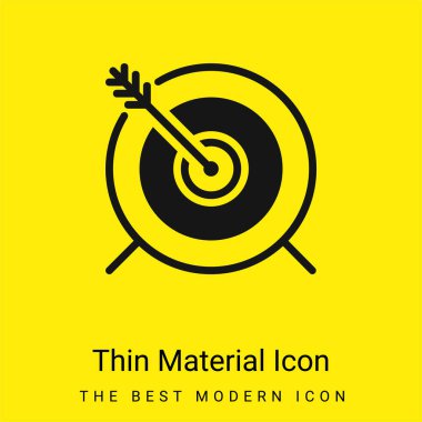 Okçuluk en az parlak sarı madde simgesi