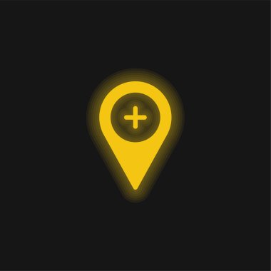 Parlak sarı neon simgesi ekle