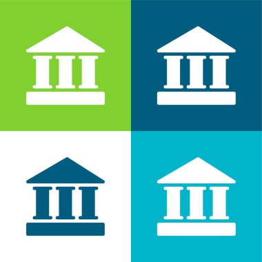 Düz Düz Düz Renk simgesi kümesi