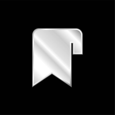 Yer imi gümüş kaplama metalik simge