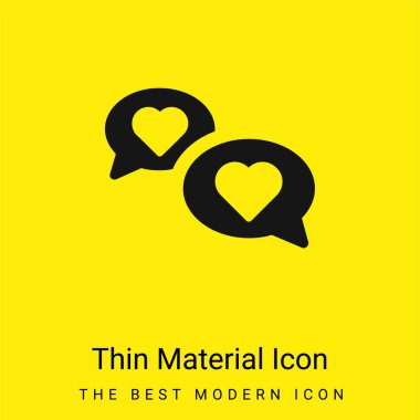 Balon en az parlak sarı madde simgesi