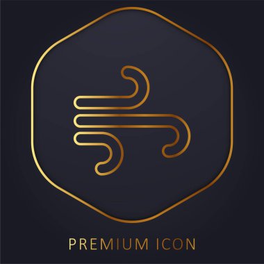 Hava Elemanı Altın Hat prim logosu veya simgesi