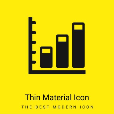 Yükselen İş İstatistikleri Asgari Parlak Sarı malzeme simgesi