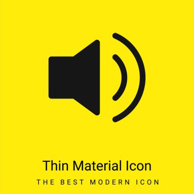 Ses minimal parlak madde simgesi