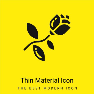 Çiçek en az parlak sarı madde simgesi