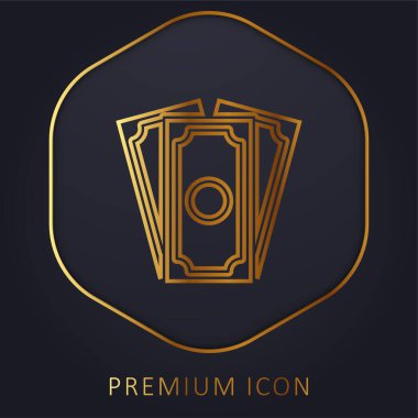 Bill Golden Line premium logosu veya simgesi