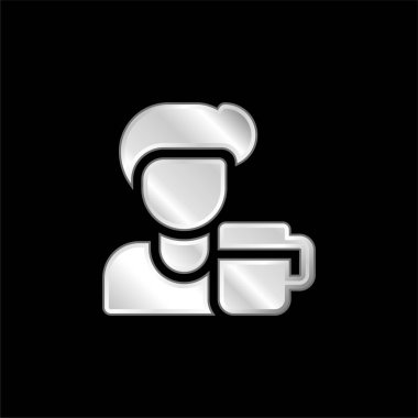 Bira gümüş kaplama metalik simge