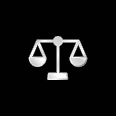 Gümüş kaplama metalik simge