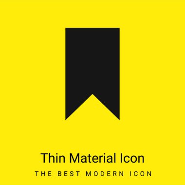 Yer imi en az parlak sarı madde simgesi