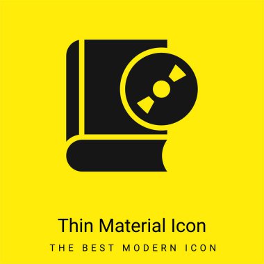 Audiobook minimal parlak madde simgesi