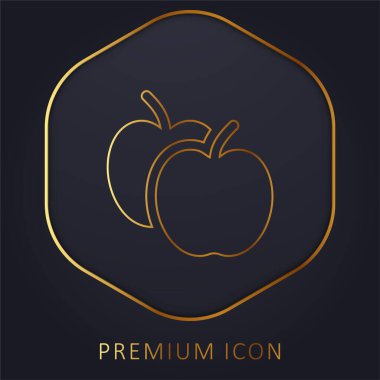 Elma hattı prim logosu veya simgesi