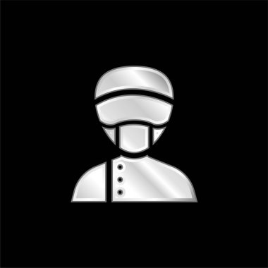 Yardımcı gümüş kaplama metalik simge