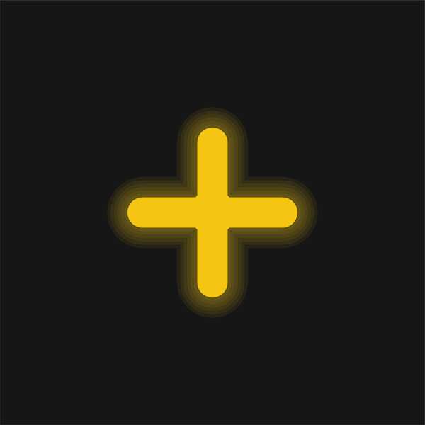 Добавить жёлтый светящийся значок