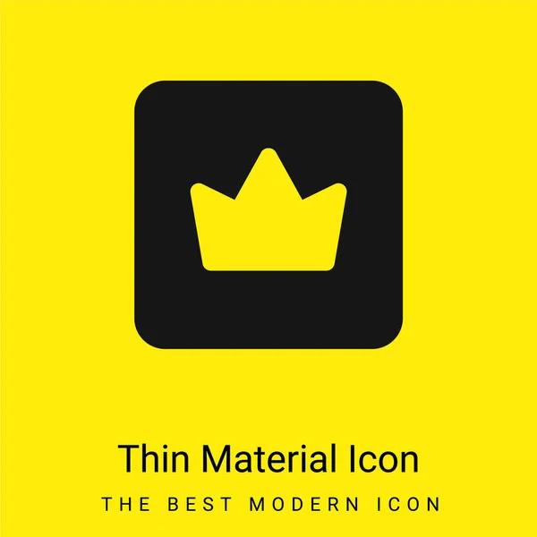 stock vector Badge minimal bright yellow material icon