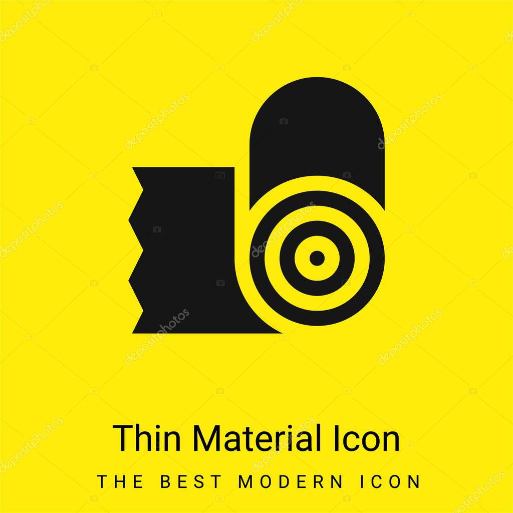 Bandage minimal bright yellow material icon