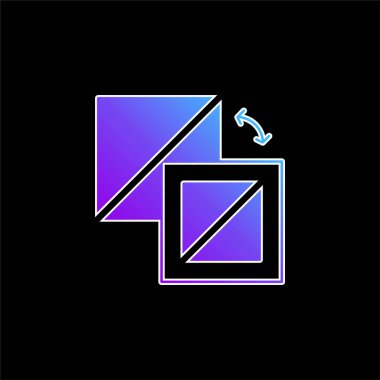 Arkaplan mavi gradyan vektör simgesi