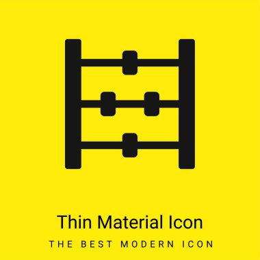 Abaküs en az parlak sarı madde simgesi