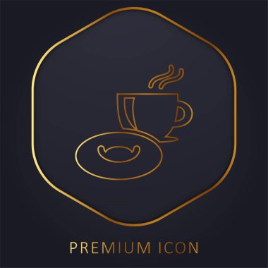 Kahvaltı Saati Altın Hat prim logosu veya simgesi