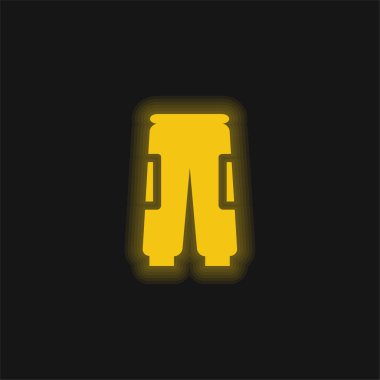 Çanta Pantolonu Sarı parlak neon simgesi