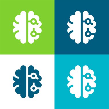 Beyin Düzlüğü 4 renk en küçük simge kümesi