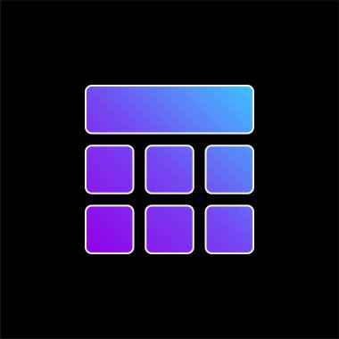 Mavi gradyan vektör simgesini engeller