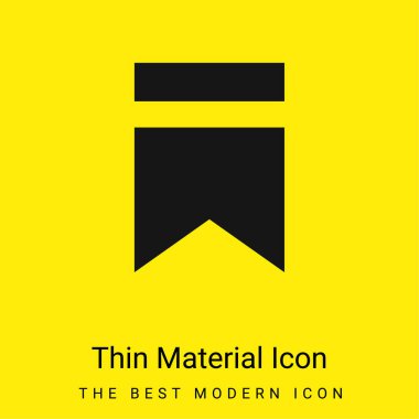 Yer imi en az parlak sarı madde simgesi