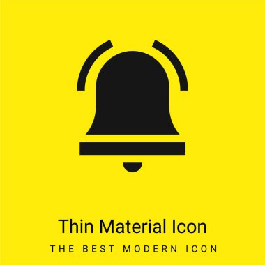 Alarm Çanı en az sarı madde simgesi