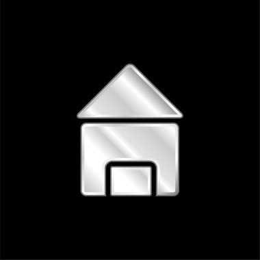 Black House gümüş kaplama metalik simgesi