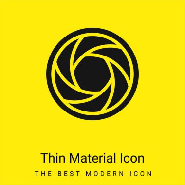 Açıklık en az parlak sarı madde simgesi