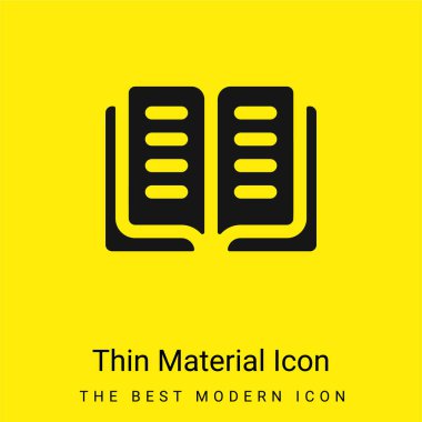 Kitap en az parlak sarı malzeme simgesi