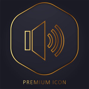 Ses hattı premium logosu veya simgesi
