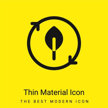 Biyo en az parlak sarı madde simgesi