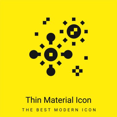 Bakteri minimum parlak sarı madde simgesi