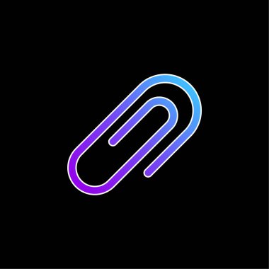 Mavi gradyan vektör simgesi ekle