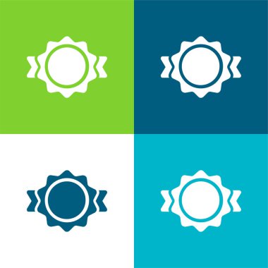 Ödül Kemeri Şekli Düz Düz 4 renk simgesi