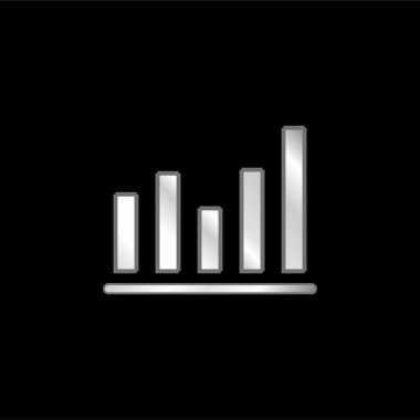 Etkinlik gümüş kaplama metalik simge