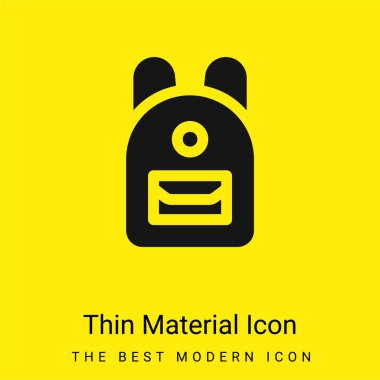 Sırt çantası en az sarı malzeme simgesi
