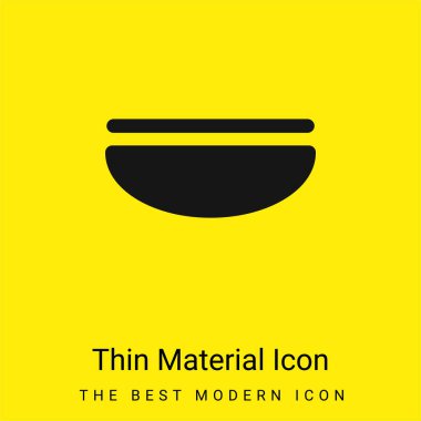 Balance minimal bright yellow material icon clipart