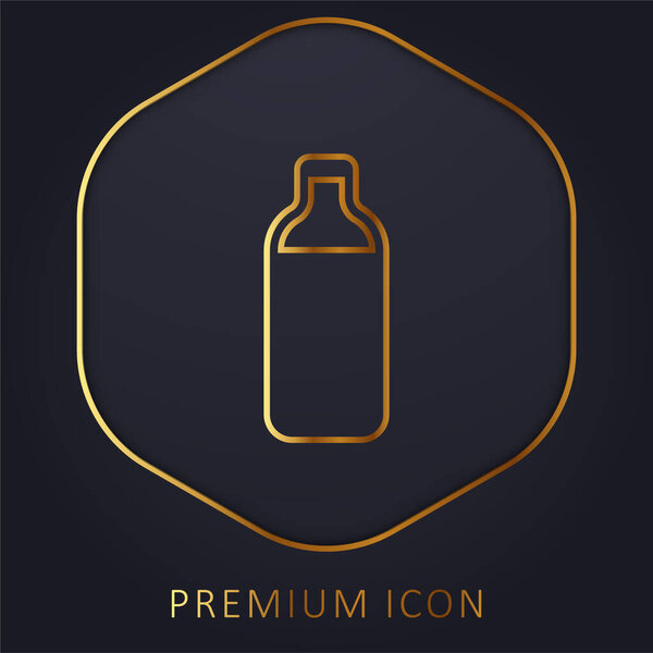 Полный золотой линейки премиум логотип или иконка