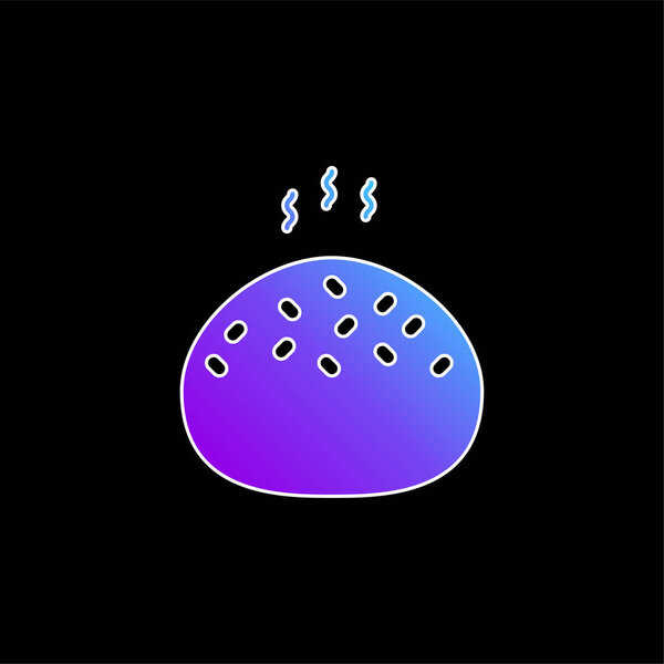 Значок вектора голубого градиента