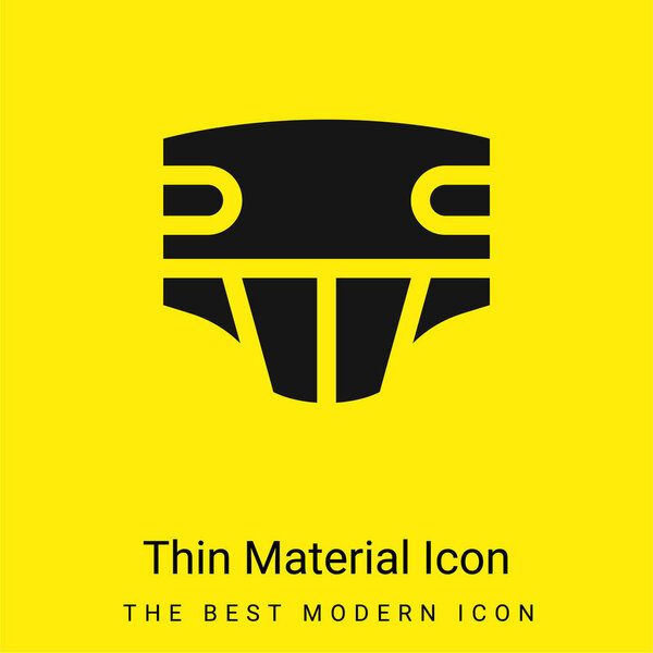 Adult Diapers minimal bright yellow material icon